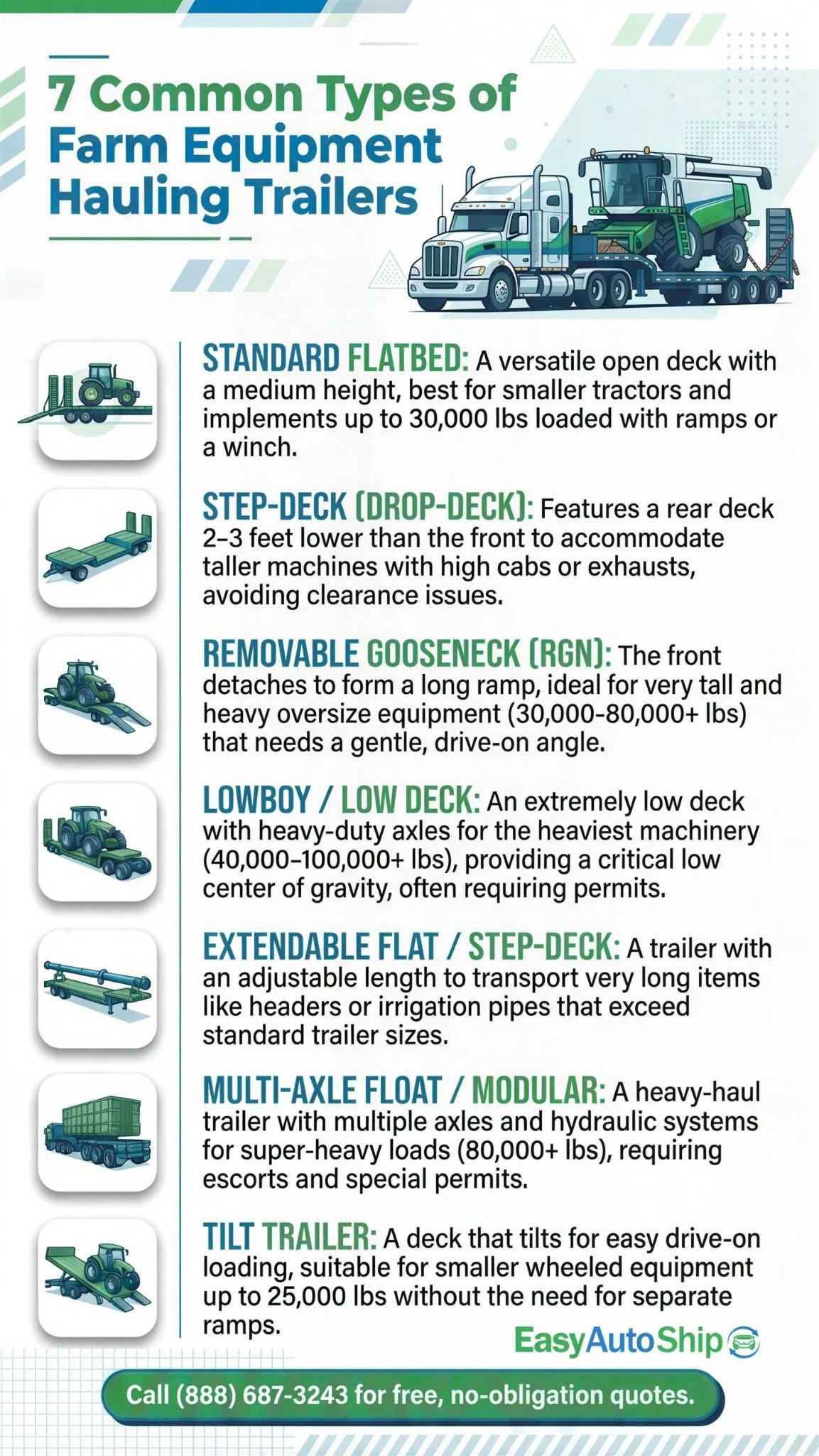 7 types of farm equipments